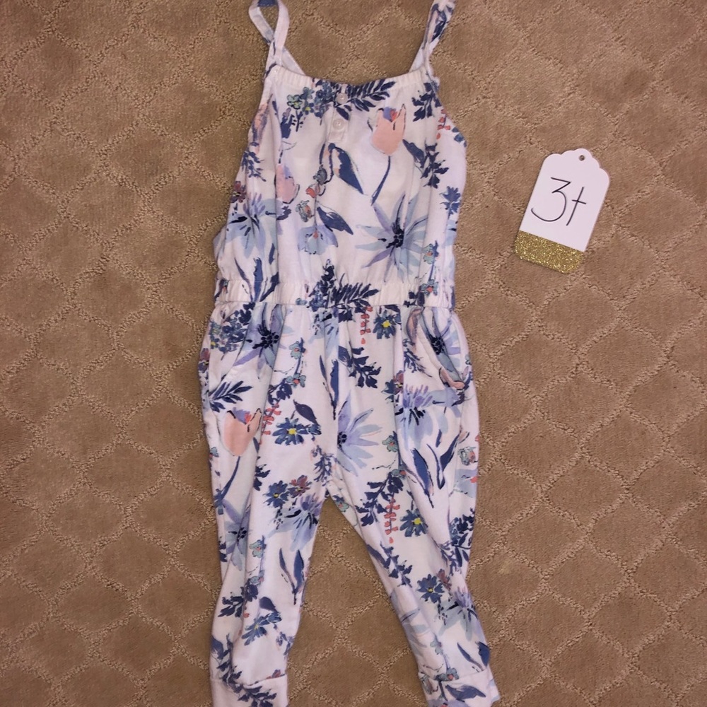 Floral print romper